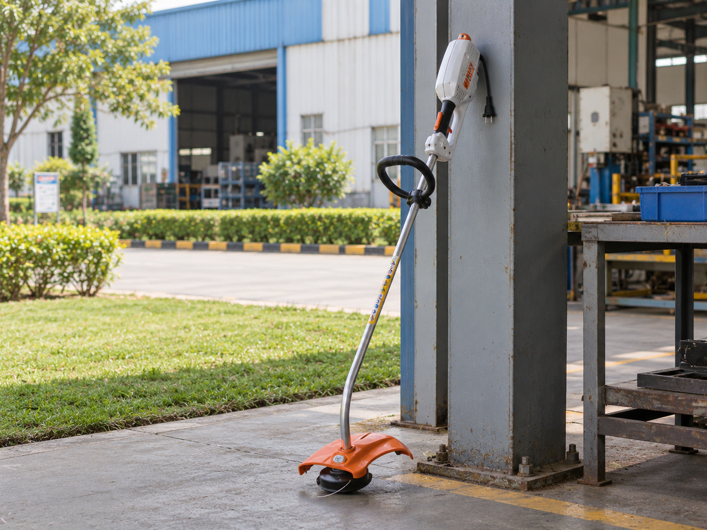 Electric brush cutter professional grade